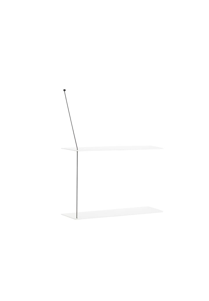 Stedge Regal 60 cm, Eiche weiß bemalt Woud