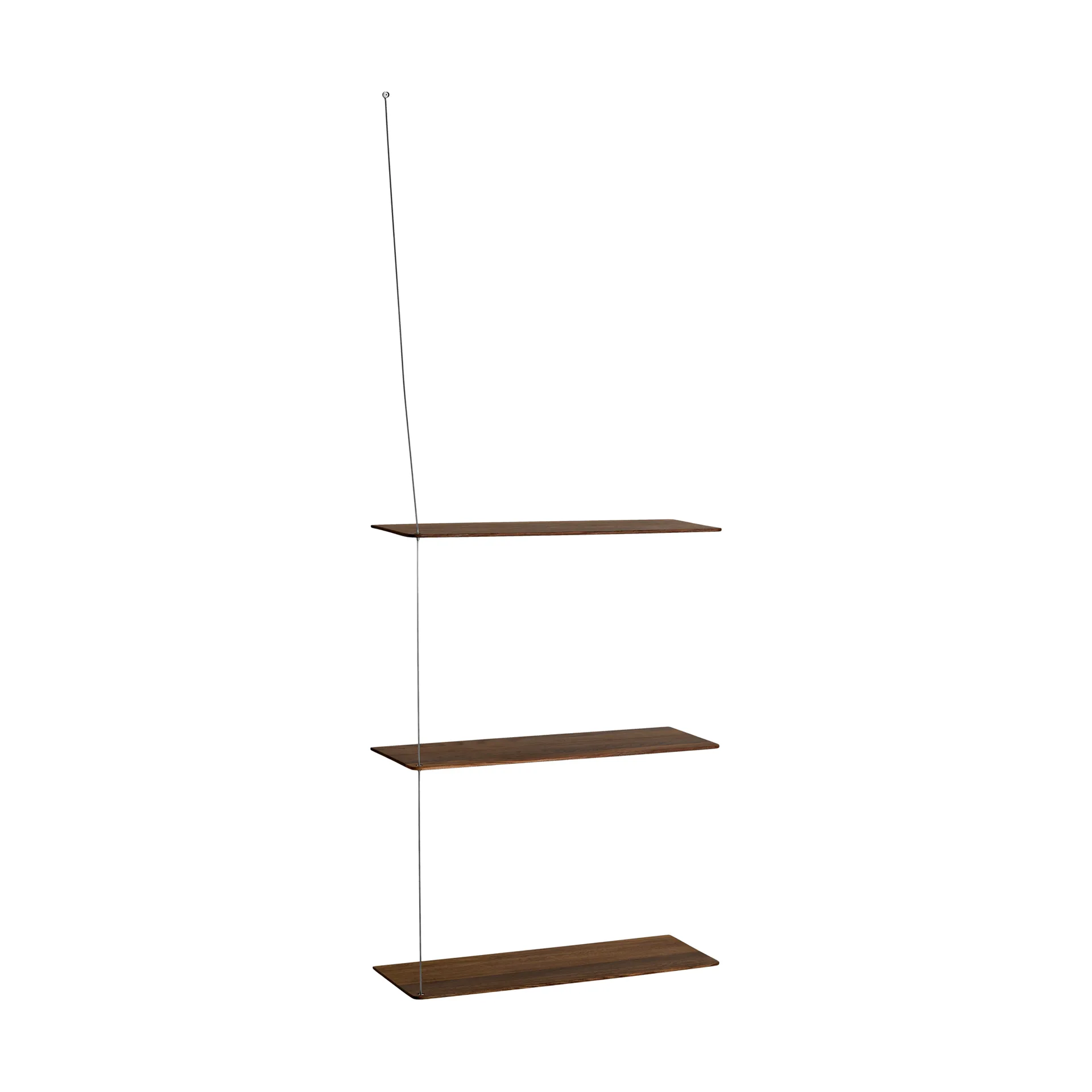 Stedge Regal, Geräucherte Eiche-gebürsteter Stahl, 60 cm, 3 Regalböden Woud