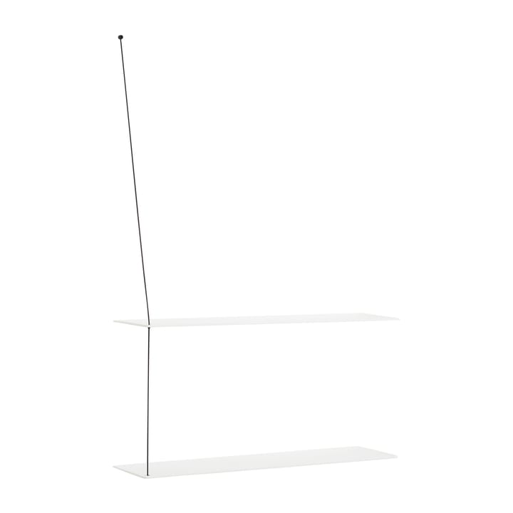 Stedge Wandregal 80cm - Weißlackierte Eiche - Woud