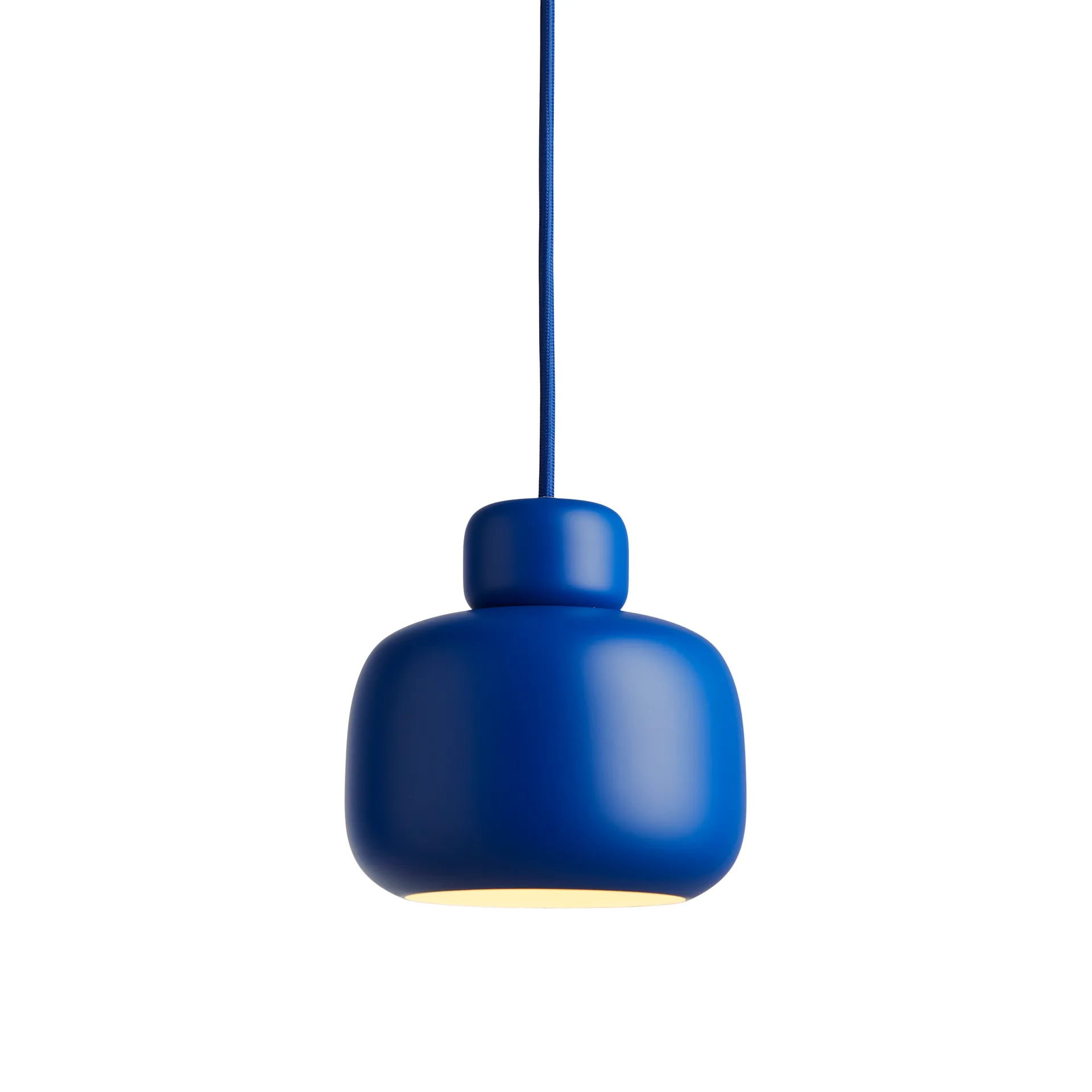 Stone Pendelleuchte small, Cobalt blue Woud