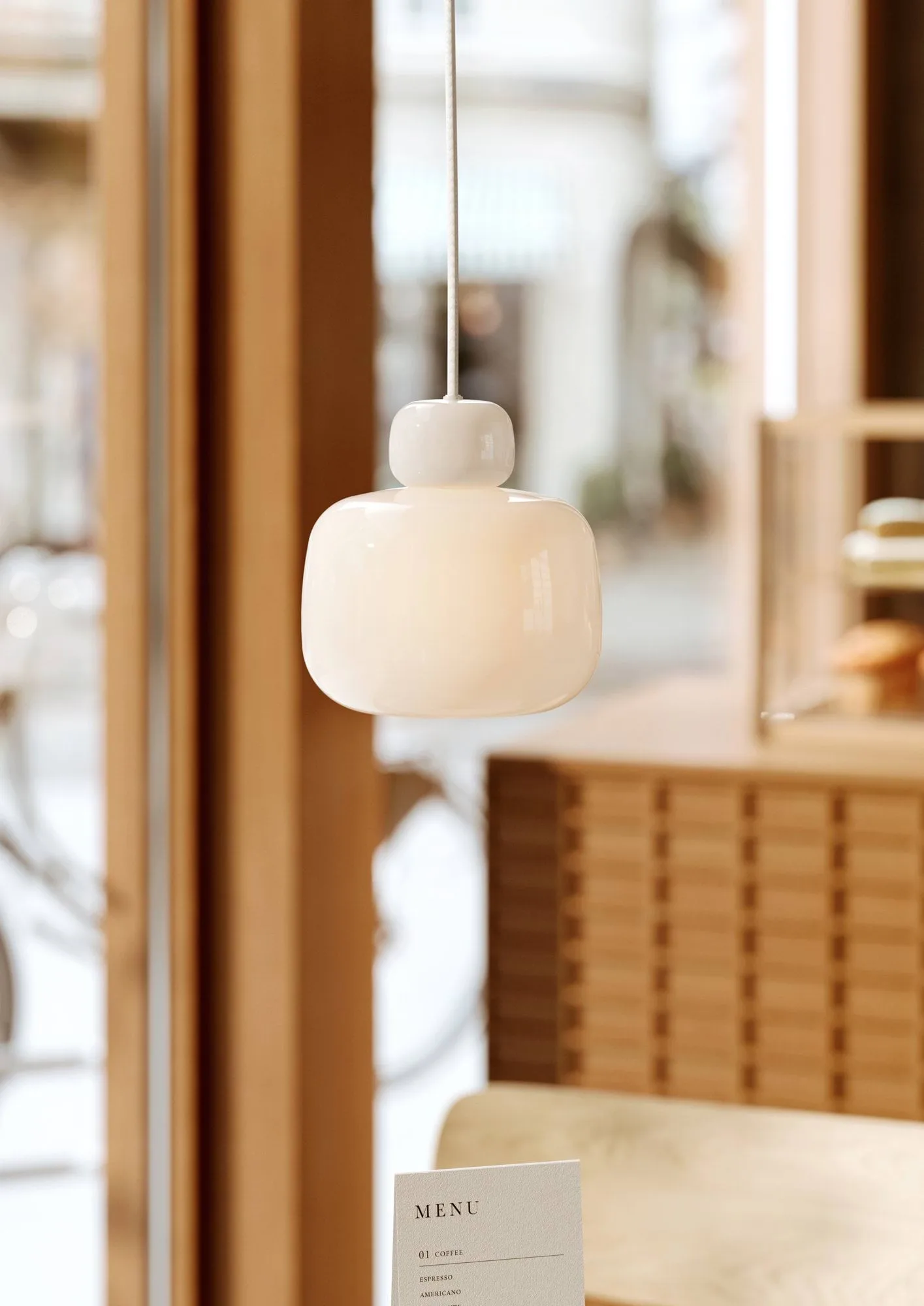 Stone Pendelleuchte small, Klein Woud
