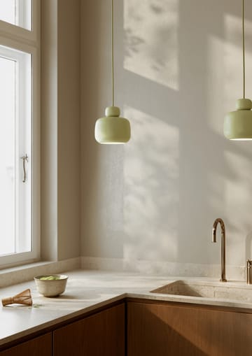 Stone Pendelleuchte small - Matcha green - Woud