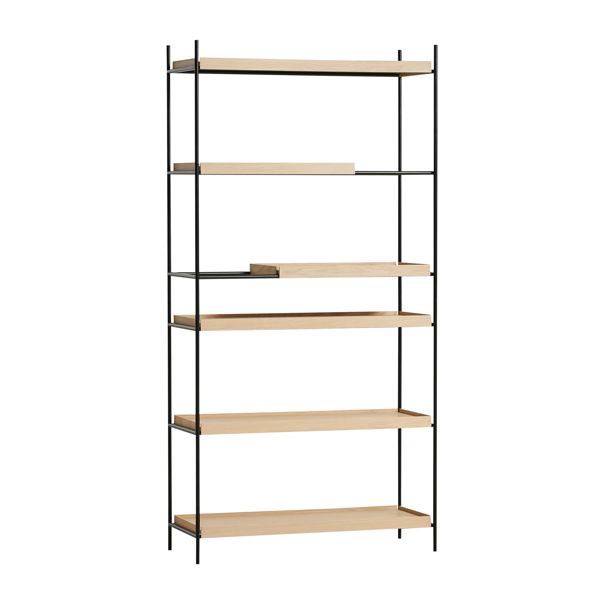 Tray Regal hoch Eiche, 100 x 201 cm, Style 1 Woud