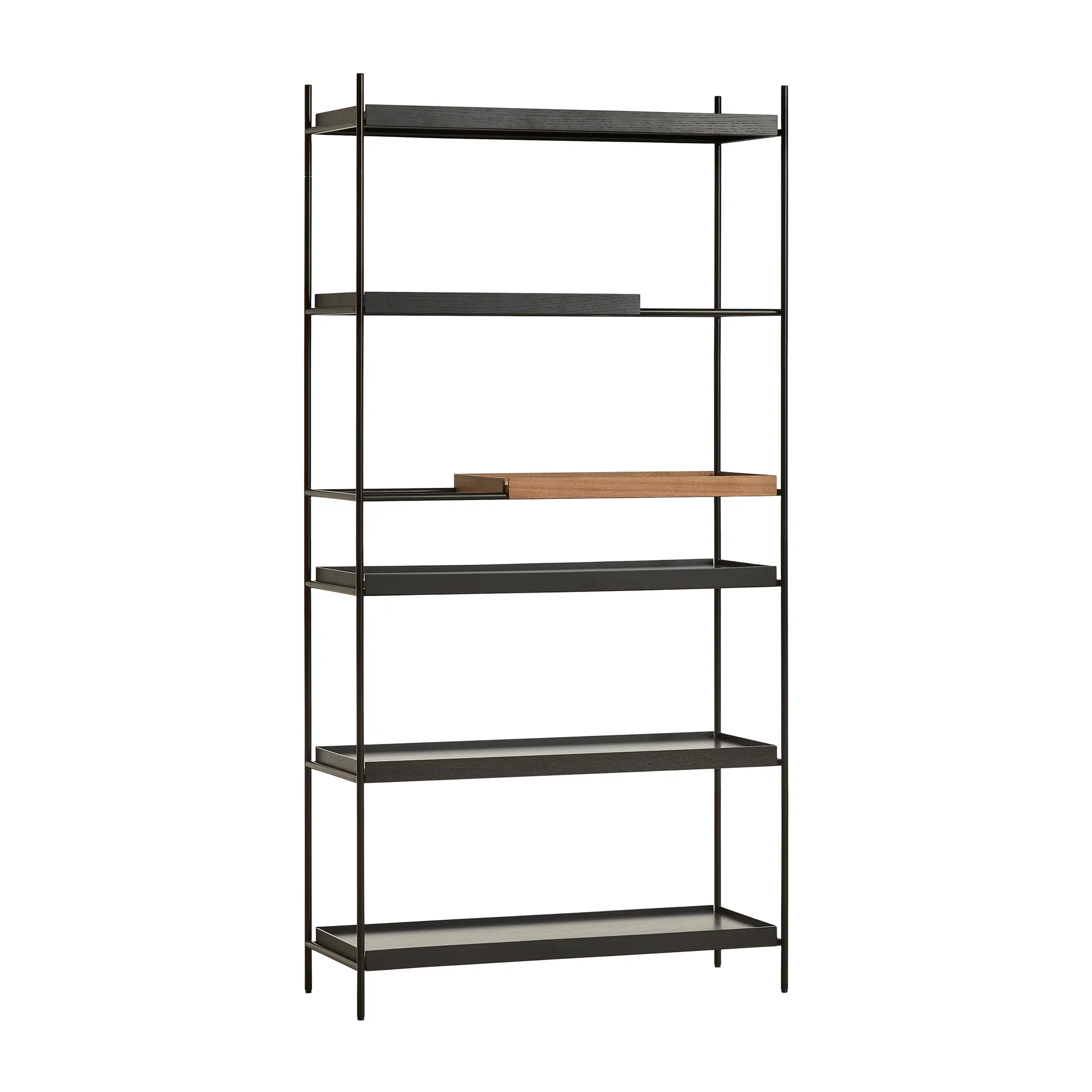 Tray Regal hoch Eiche, 100 x 201 cm, Style 5 Woud