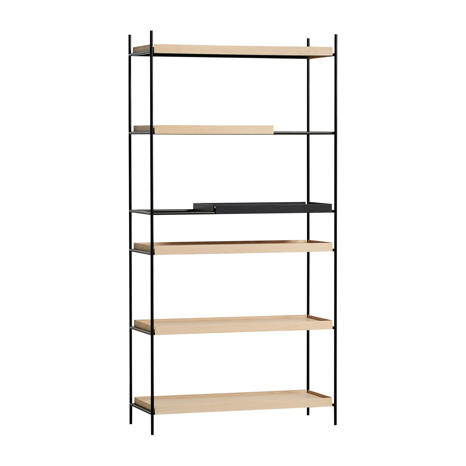 Tray Regal hoch Eiche, 100 x 201 cm, Style 7 Woud