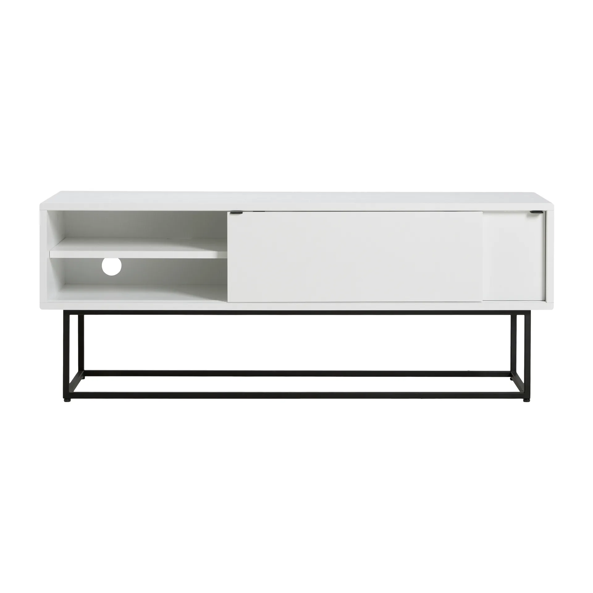 Virka sideboard low, Weiß Woud