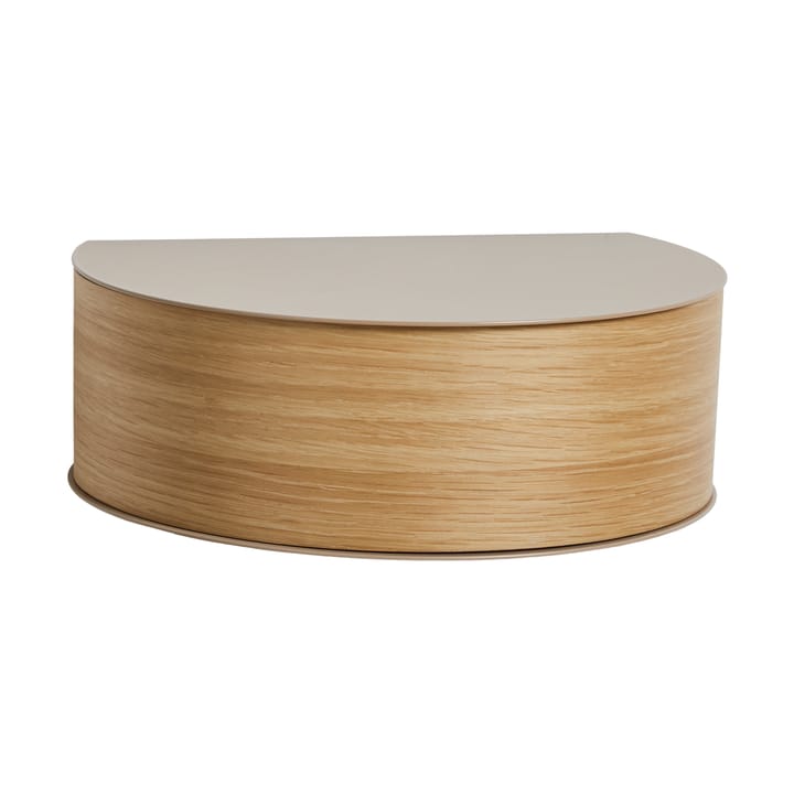 Wallie Wandregal - Beige-eiche - Woud