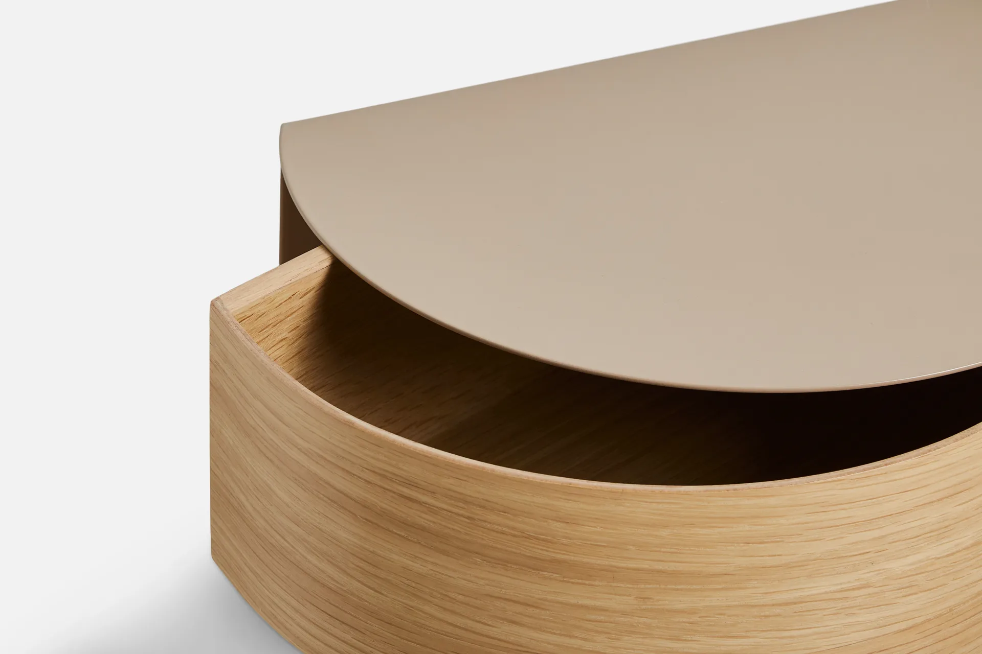 Wallie Wandregal, Beige-eiche Woud