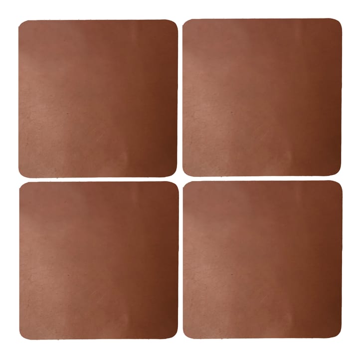 Cuba Glasuntersetzer 4er Pack - Cognac - Xapron