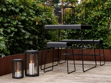 A-bench Outdoor-Bank mit Regal 45 cm - Black - Zone Denmark