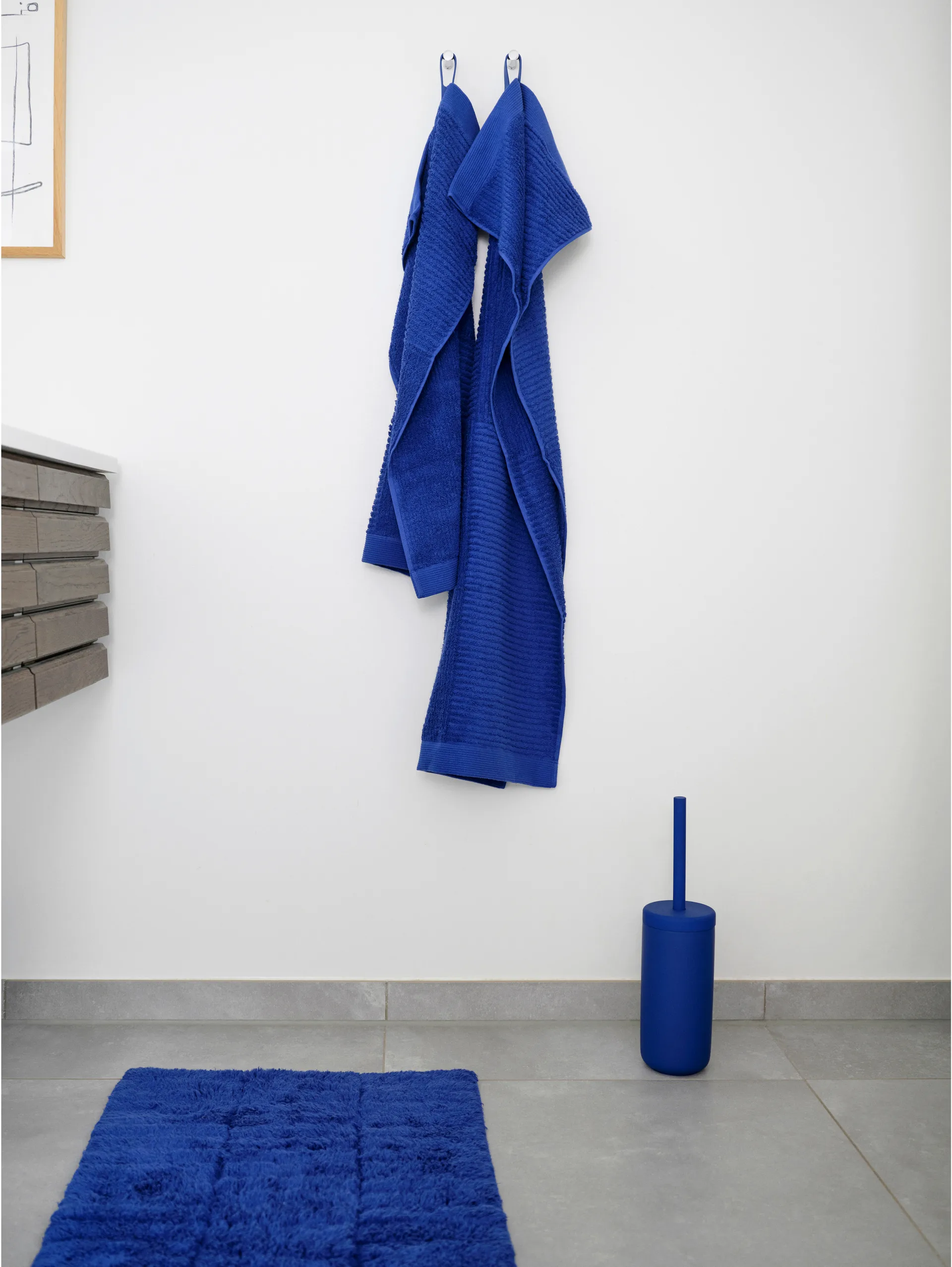 Classic Badehandtuch 70 x 140cm, Indigo Blue Zone Denmark