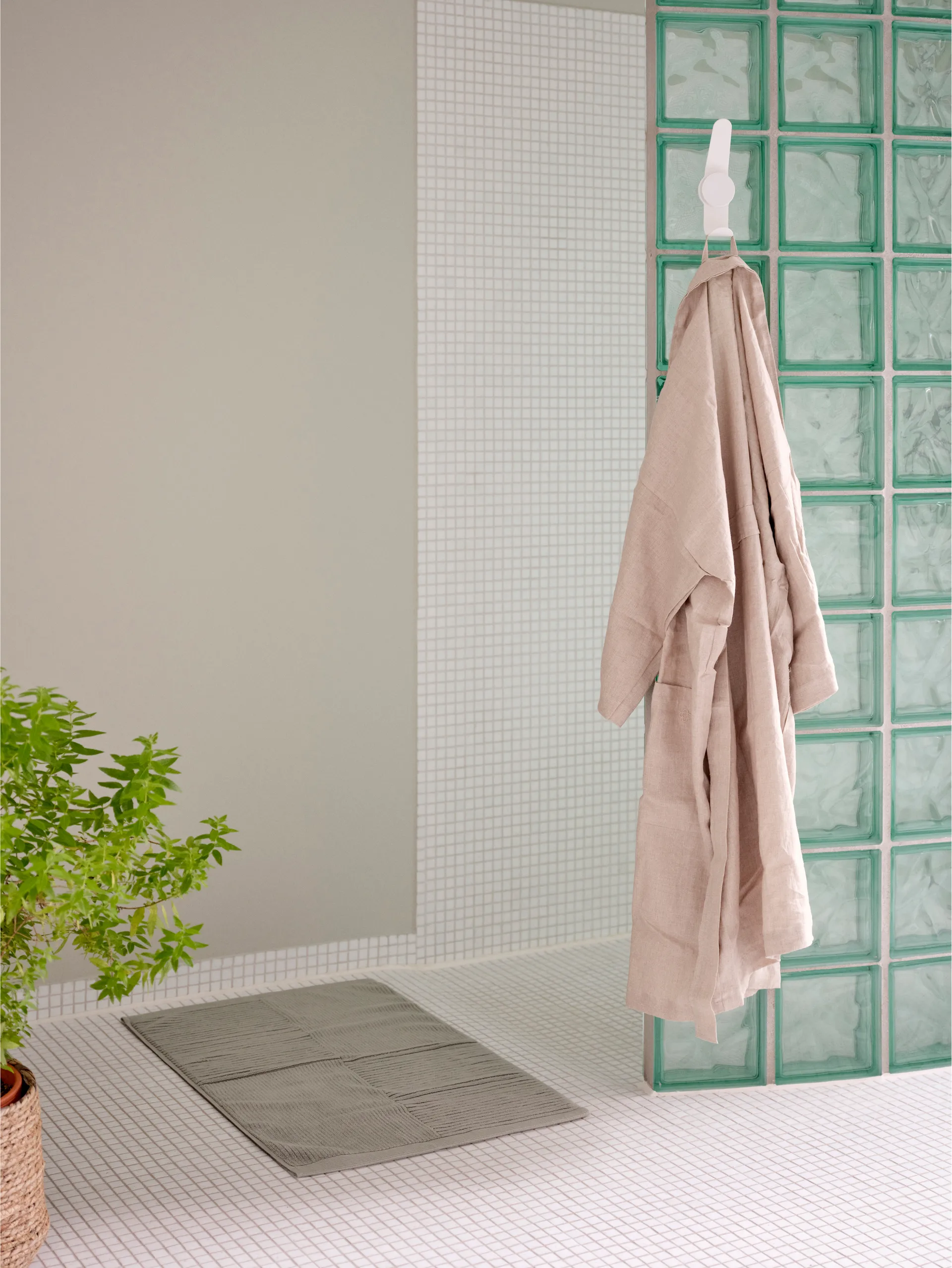 Classic Badezimmermatte 50x80 cm, Olive green Zone Denmark