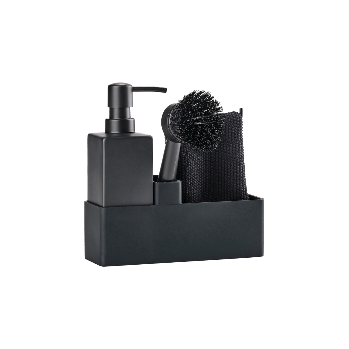 Zone Denmark Geschirr-Set mit Geschirrtuch Black