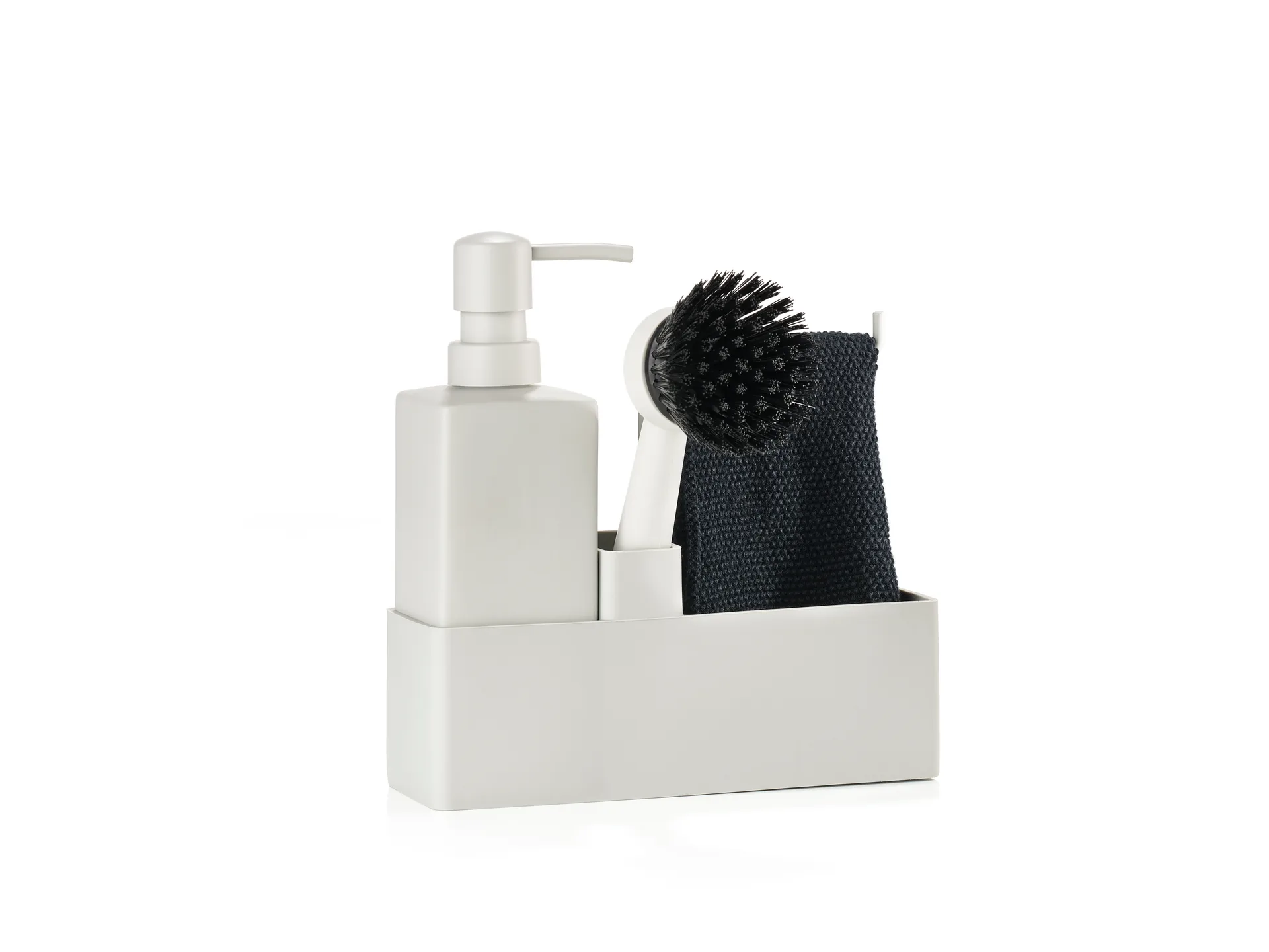 Geschirrset mit Geschirrtuch, Warm grey Zone Denmark