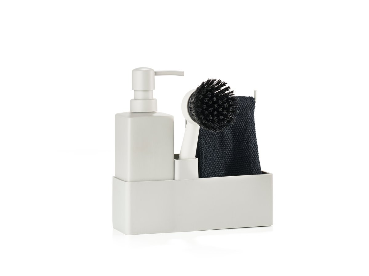 Zone Denmark Geschirrset mit Geschirrtuch Warm grey