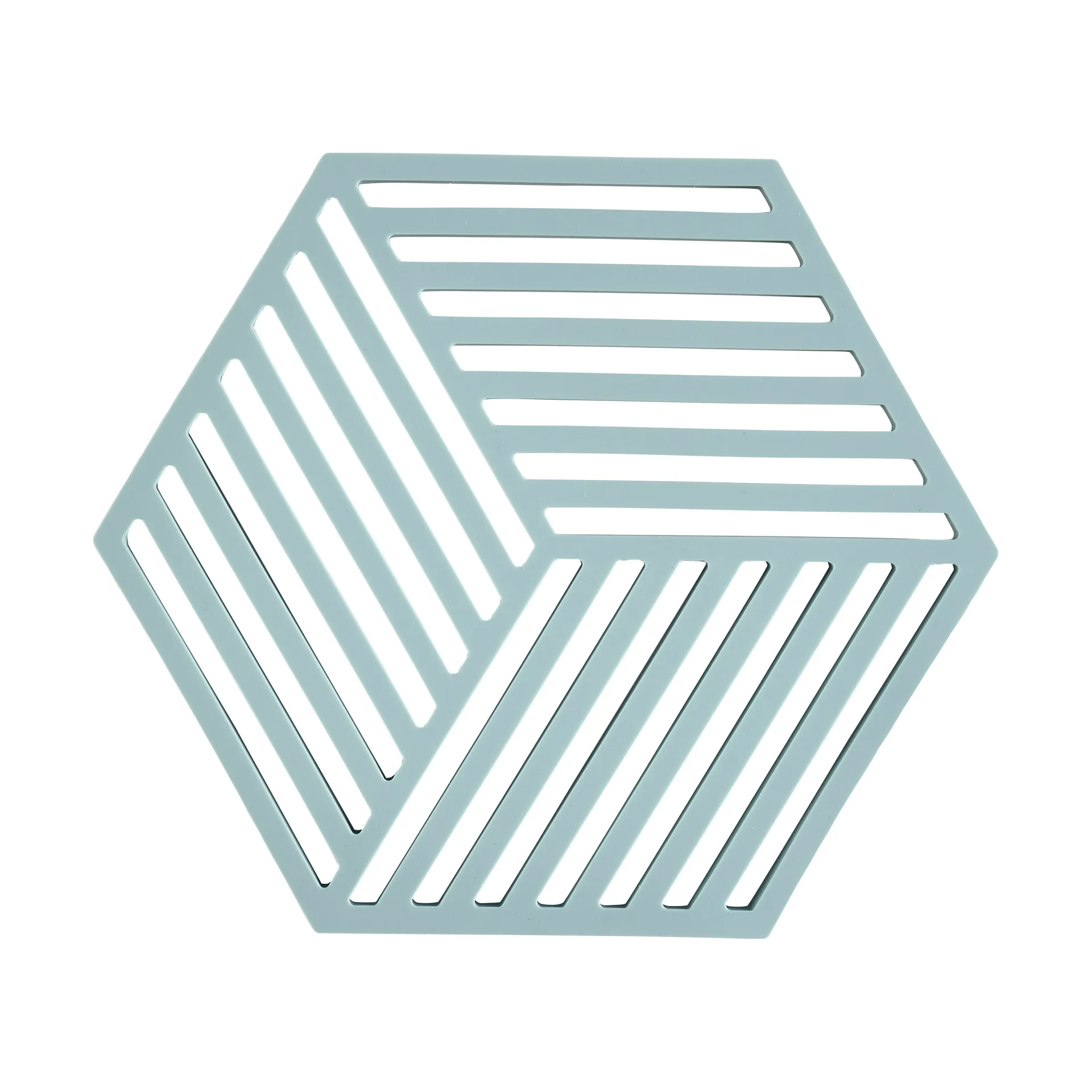 Hexagon Topfuntersetzer, Fog blue Zone Denmark