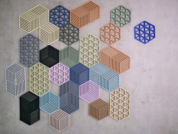 Hexagon Topfuntersetzer groß - Cool Grey - Zone Denmark