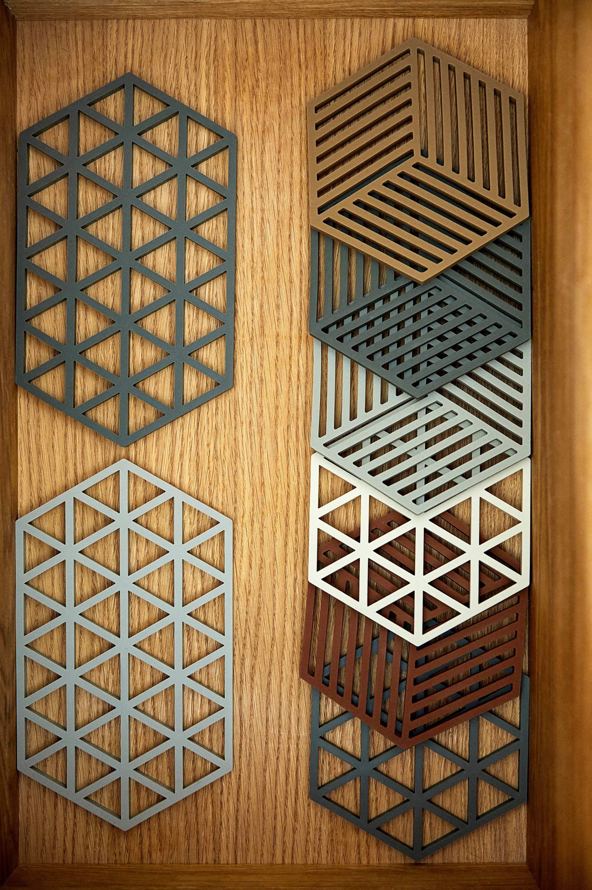 Hexagon Topfuntersetzer, Terracotta Zone Denmark