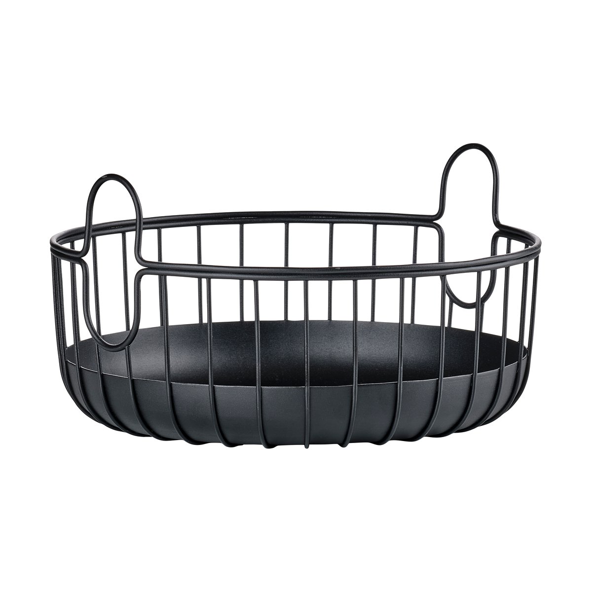Zone Denmark Inu Korb 8xo22 cm Schwarz | Skandinavisches Design | Aufbewahrungskörbe | Schwarz
