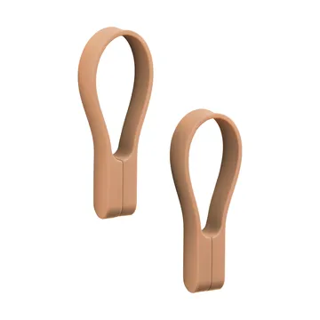 Loop Handtuchhalter magnetisch 2er-Pack - Mandarine - Zone Denmark