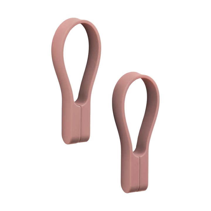 Loop Handtuchhalter magnetisch 2er-Pack - Peach red - Zone Denmark