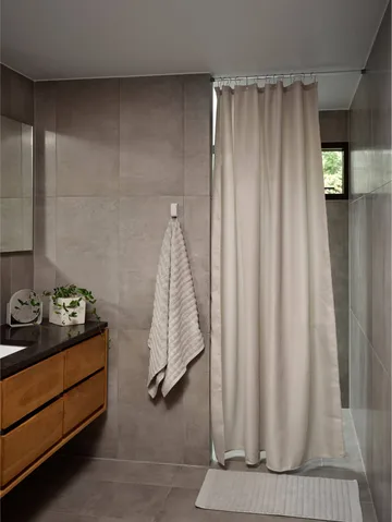 Lux Duschvorhang - Soft grey, 180x220 cm - Zone Denmark