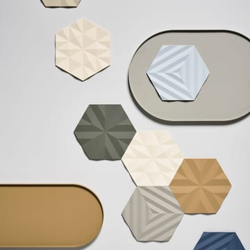 Ori Facet Topfuntersetzer 14 x 16cm - Birch - Zone Denmark