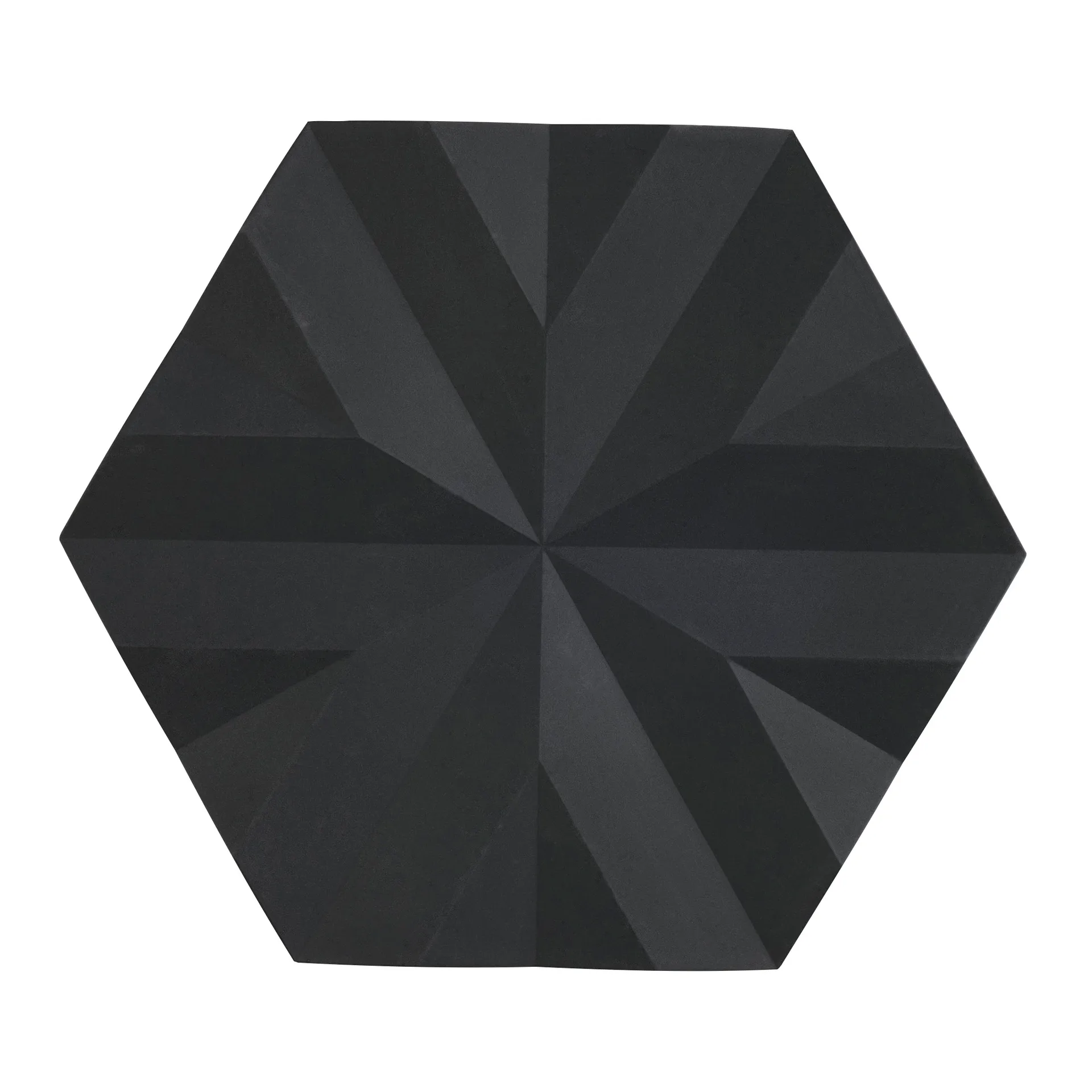 Ori Flake Topfuntersetzer 14 x 16cm, Black Zone Denmark