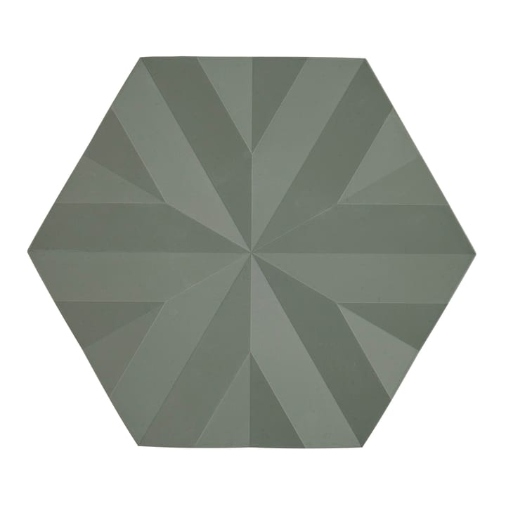 Ori Flake Topfuntersetzer 14 x 16cm, Olive taupe Zone Denmark