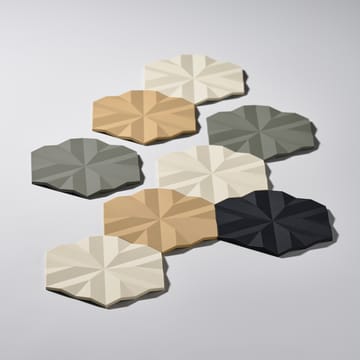 Ori Flake Topfuntersetzer 14 x 16cm - Olive taupe - Zone Denmark