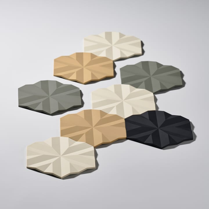Ori Flake Topfuntersetzer 14 x 16cm, Olive taupe Zone Denmark