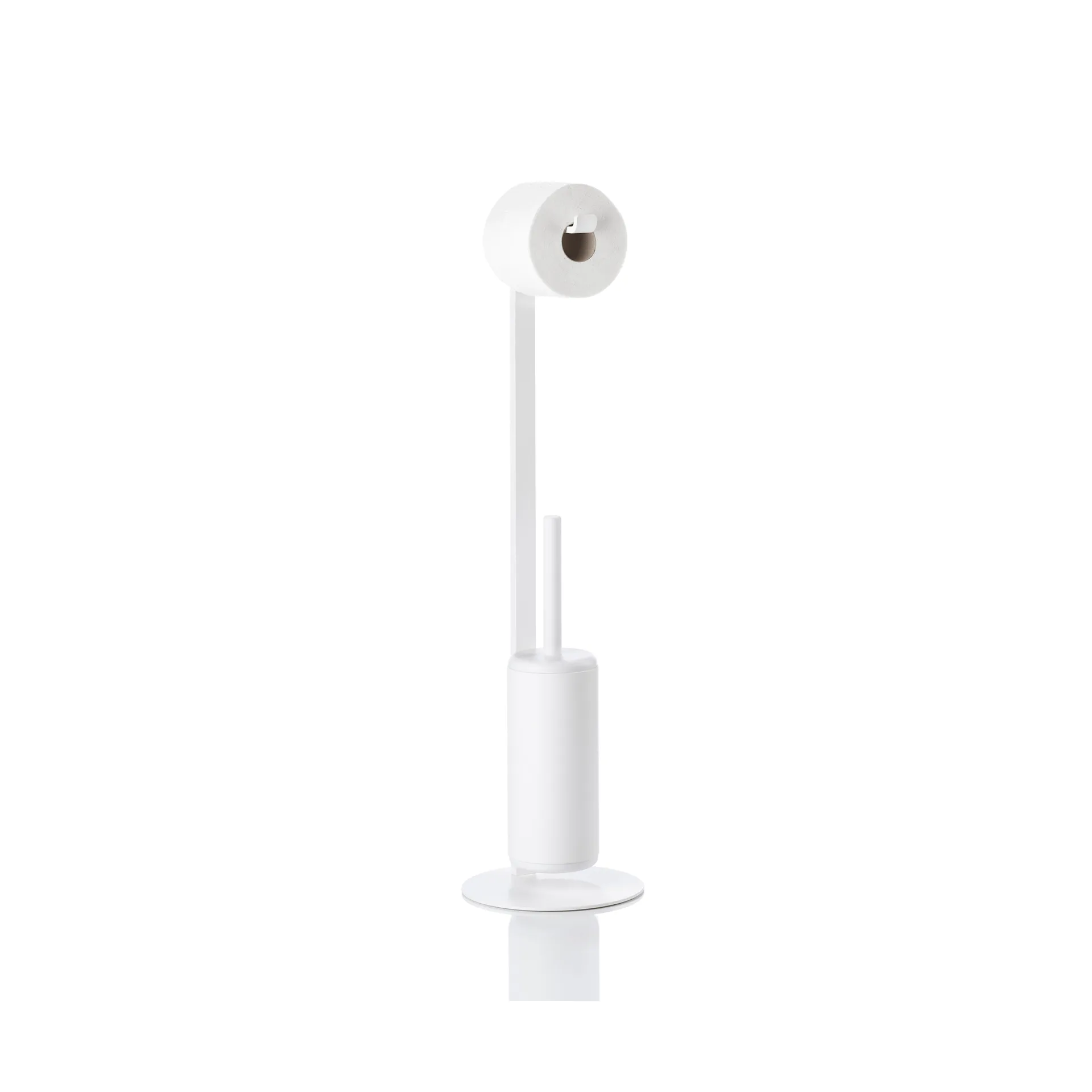 Rim Toilettenpapierhalter mit Bürste, White Zone Denmark