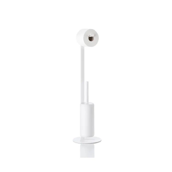 Rim Toilettenpapierhalter mit Bürste - White - Zone Denmark