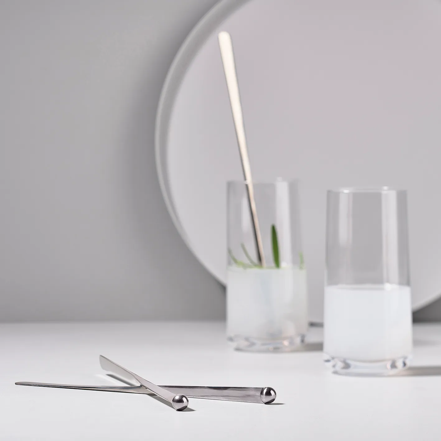 Rocks Cocktaillöffel 2 Teile, Edelstahl Zone Denmark