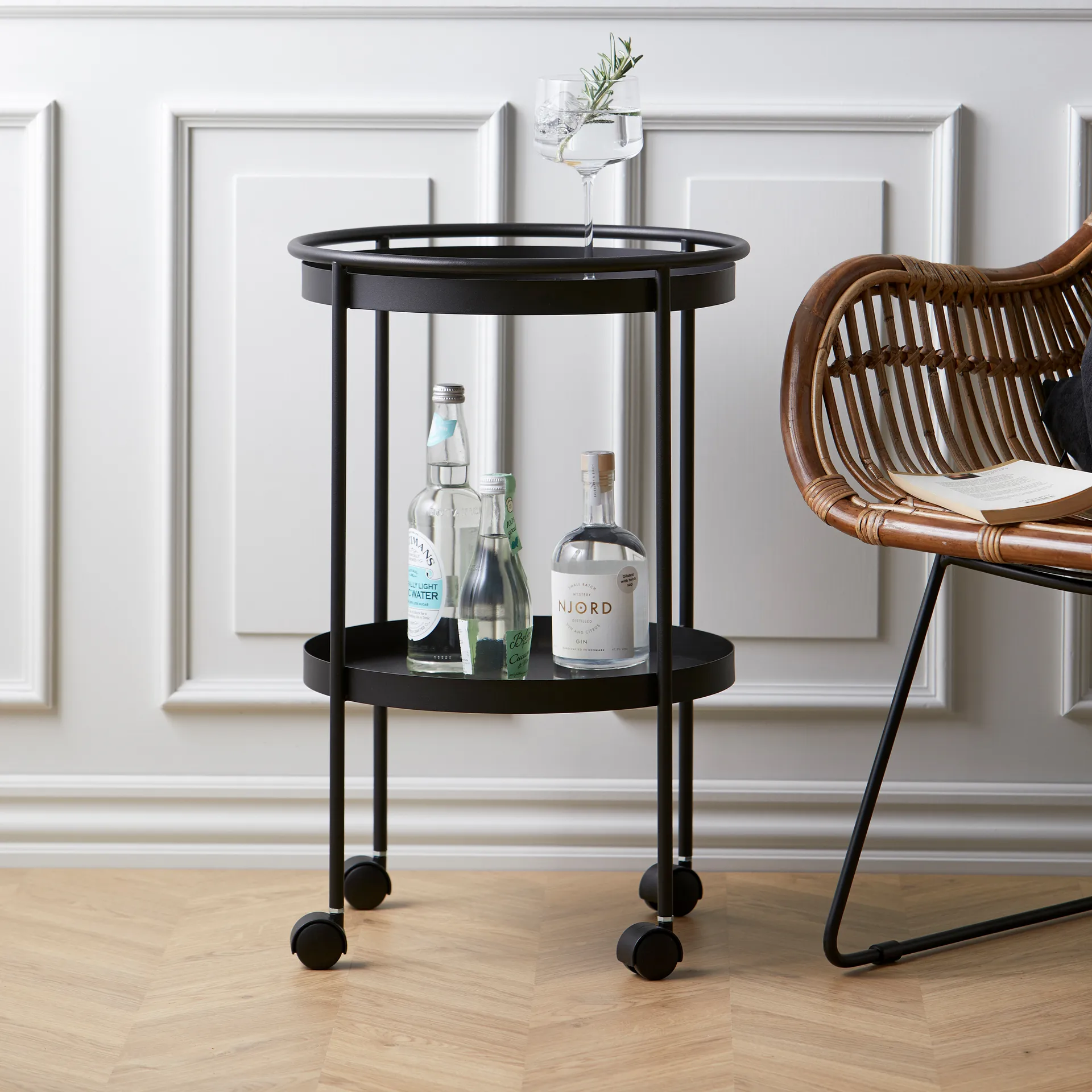 Rocks Servierwagen, Schwarz Zone Denmark