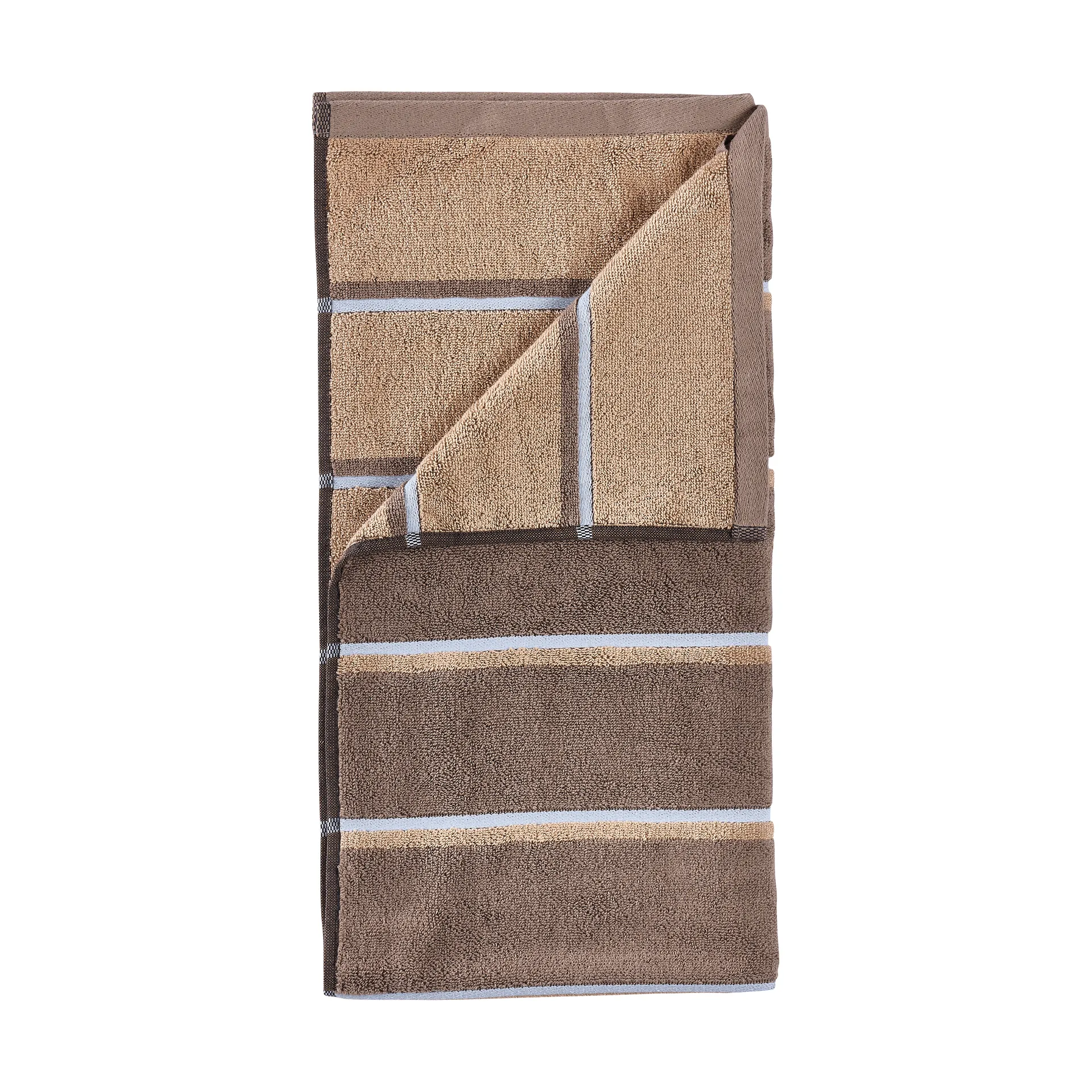 Sauna Handtuch, Taupe-camel-sky blue, 70x140 cm Zone Denmark