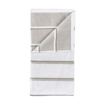 Sauna Handtuch - White-soft grey-eucalyptus, 50x100 cm - Zone Denmark
