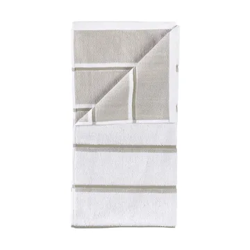 Sauna Handtuch - White-soft grey-eucalyptus, 70x140 cm - Zone Denmark