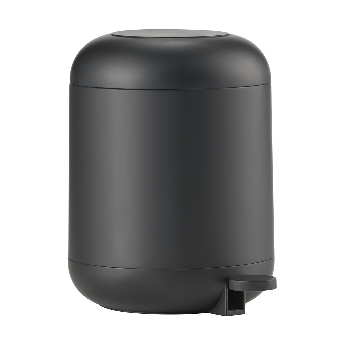 Zone Denmark Sensu Pedaleimer 4 L Black | Skandinavisches Design | Treteimer | Schwarz