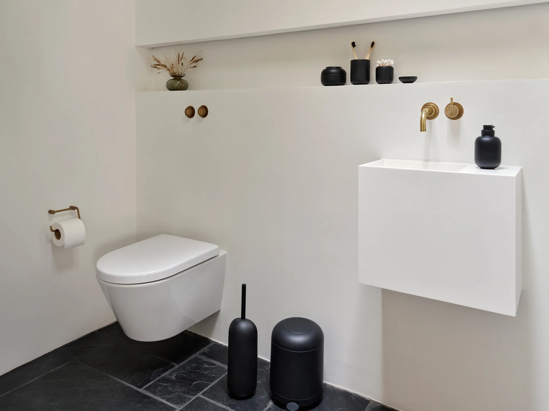 Sensu Toilettenbürste Ø11,8x41 cm, Black Zone Denmark