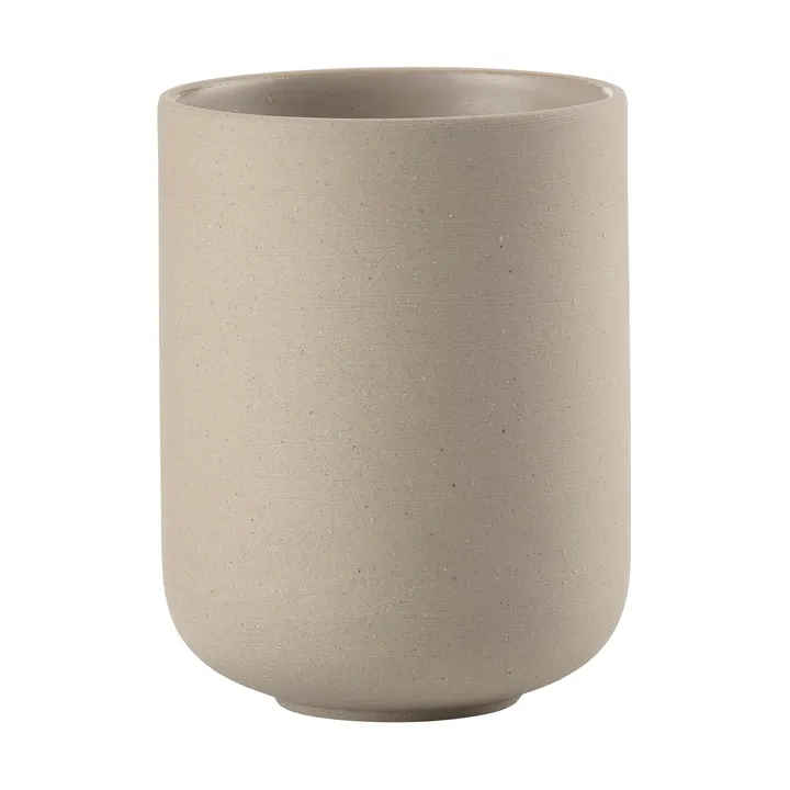 Sensu Zahnputzbecher Ø7,4x9,5 cm - Taupe - Zone Denmark