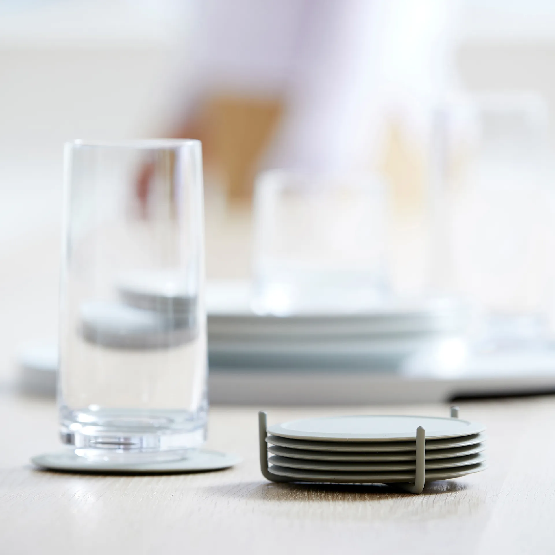 Singles Glasuntersetzer mit Halter, Mud Zone Denmark