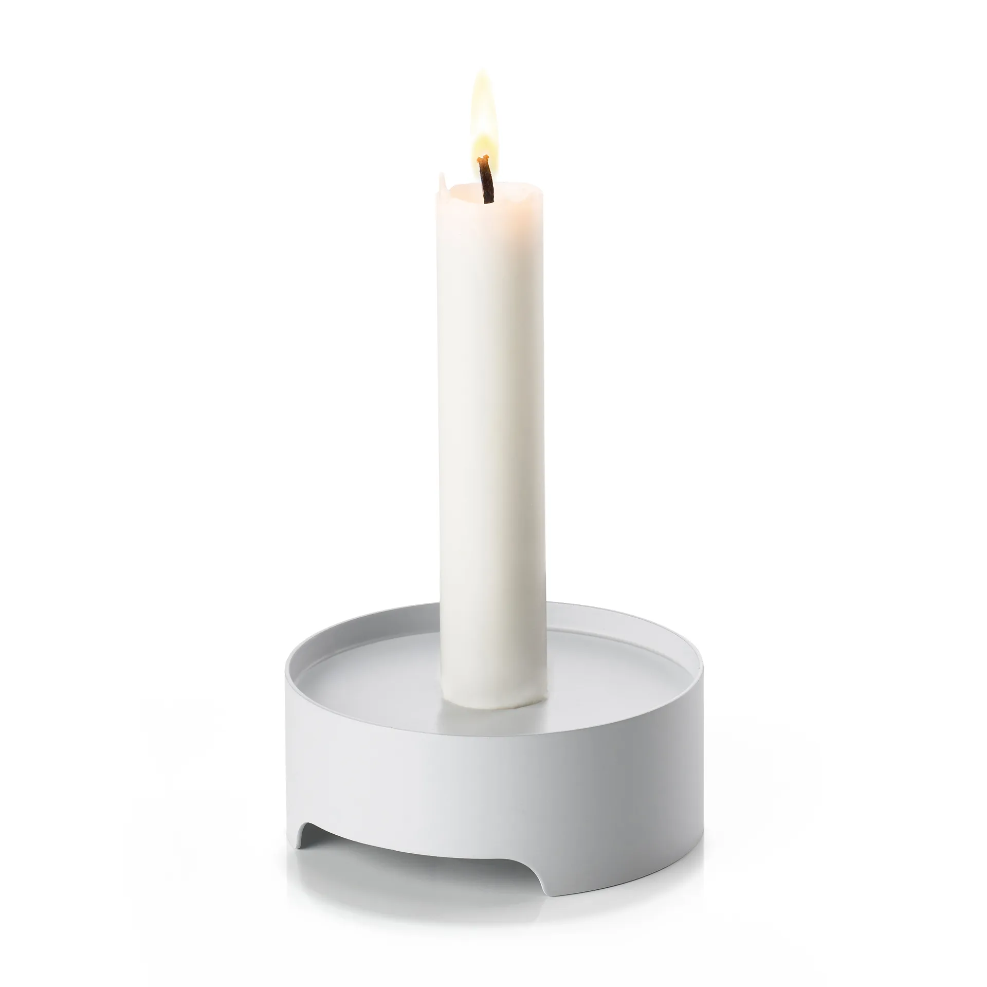 Singles Kerzenhalter Ø9cm, Warm Grey Zone Denmark