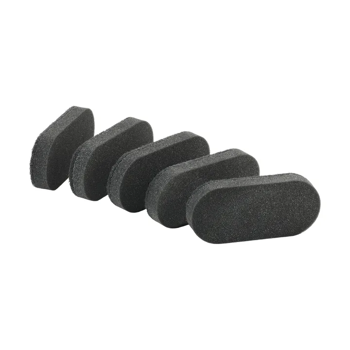 Singles Scheuerschwämme 5er-Pack - Black - Zone Denmark