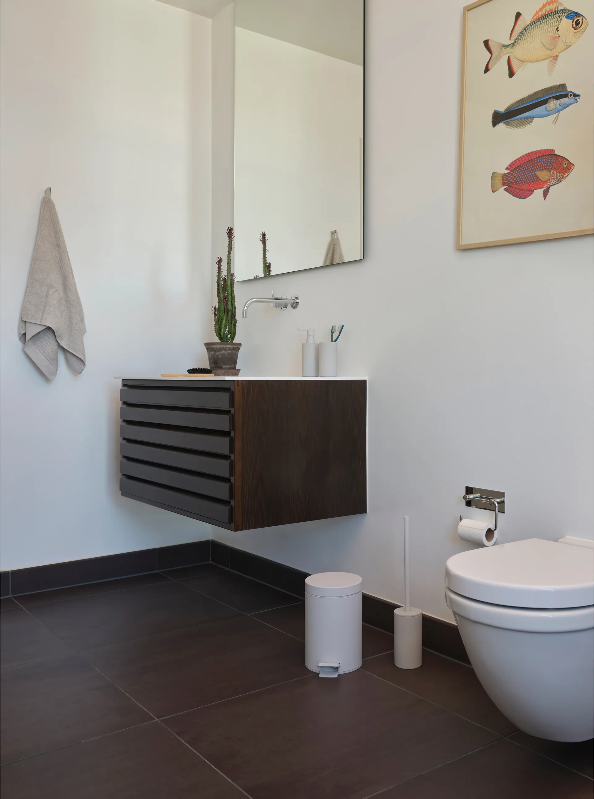 Solo Toilettenbürste, Soft Grey Zone Denmark