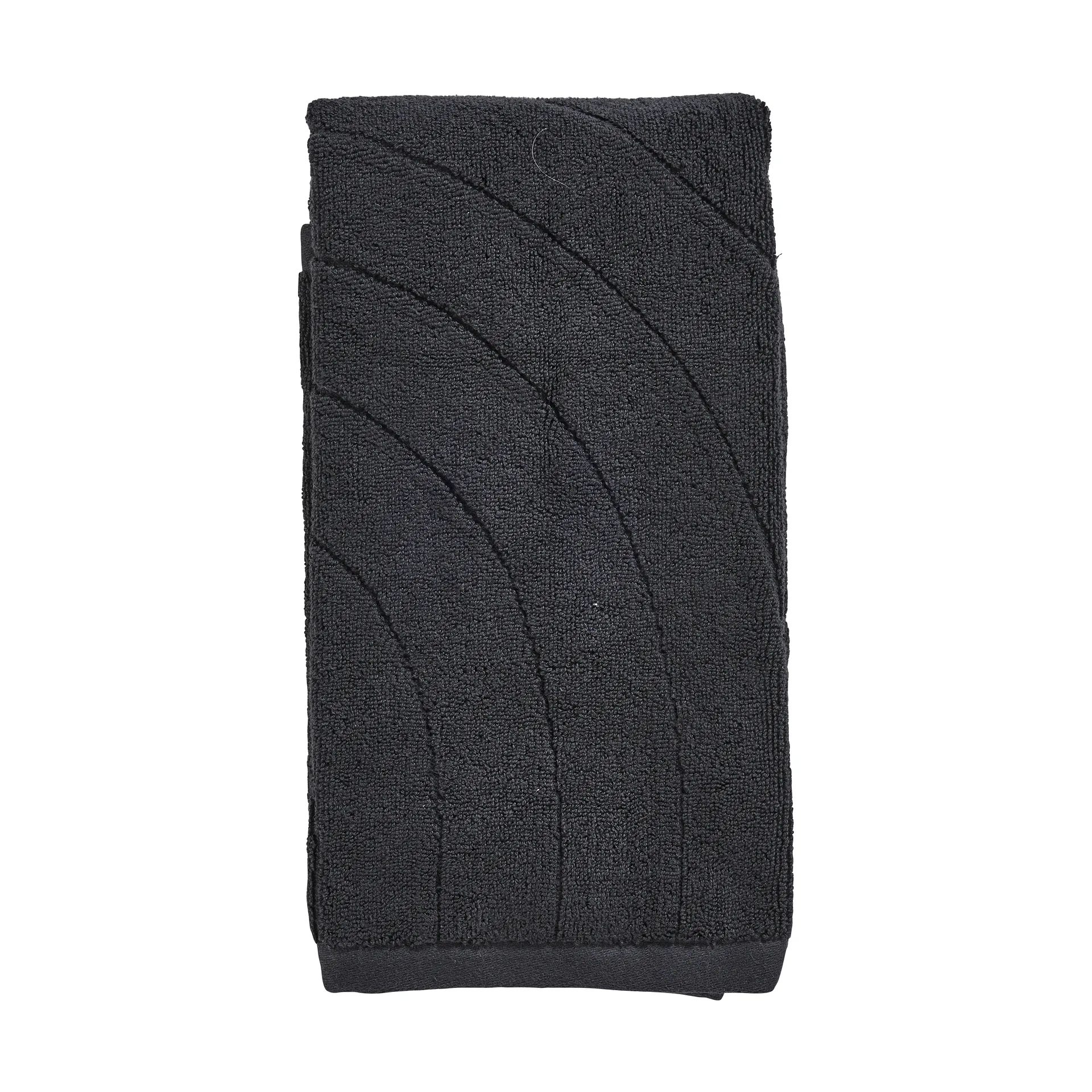 Time Handtuch 50x100 cm, Schwarz Zone Denmark