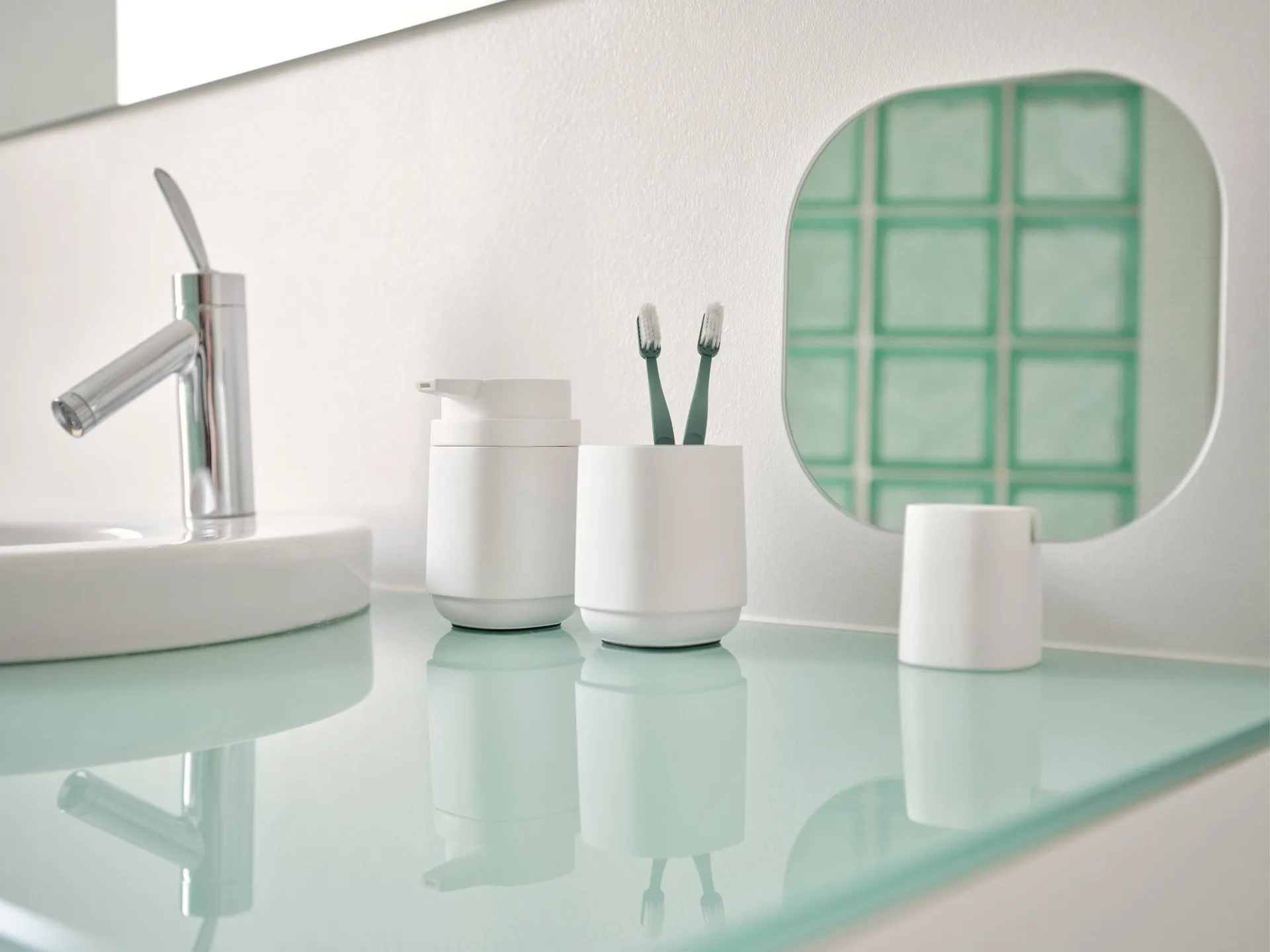 Time Seifenspender 13cm, White Zone Denmark