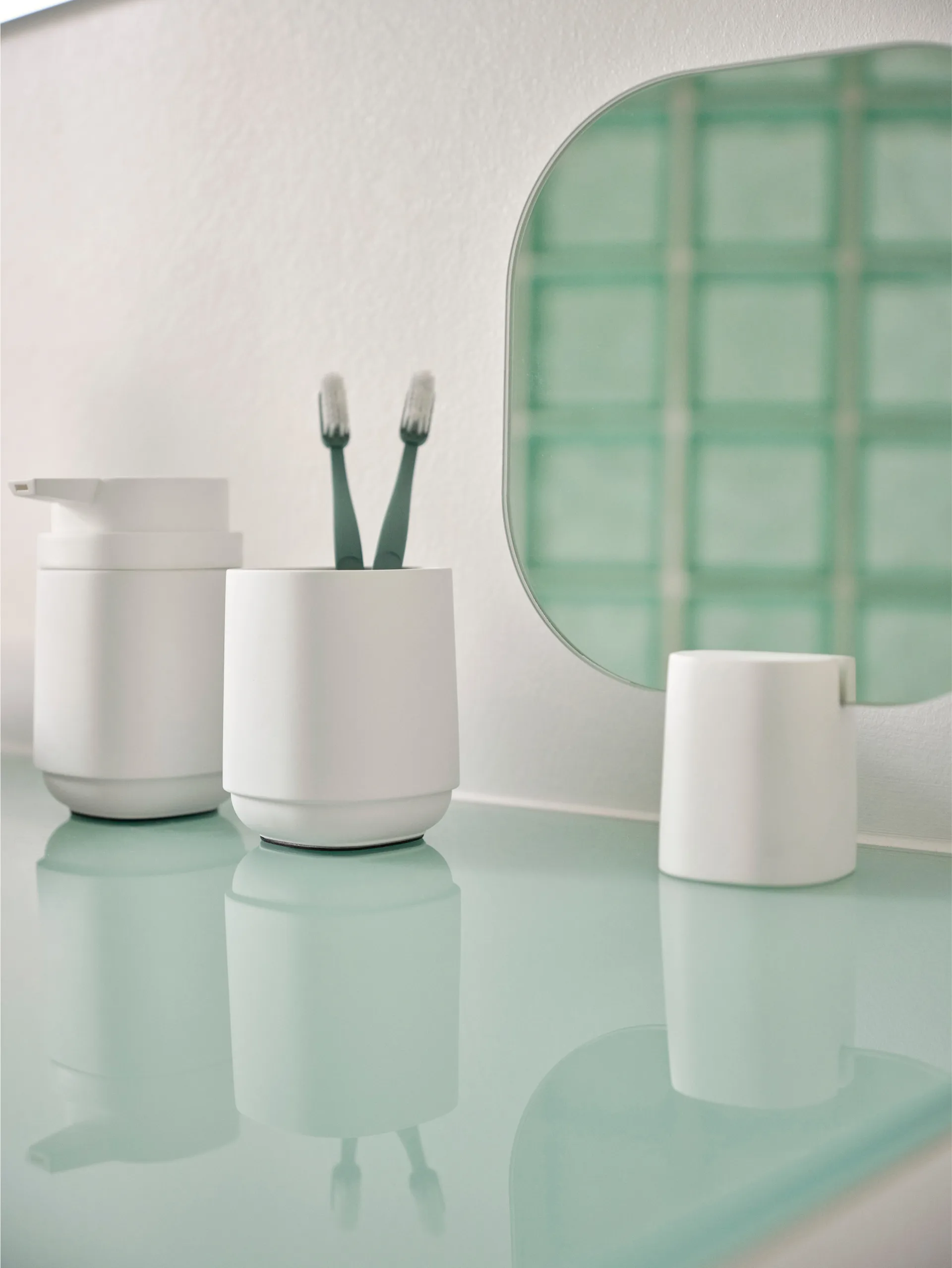 Time Tischspiegel 26,5 cm, White Zone Denmark