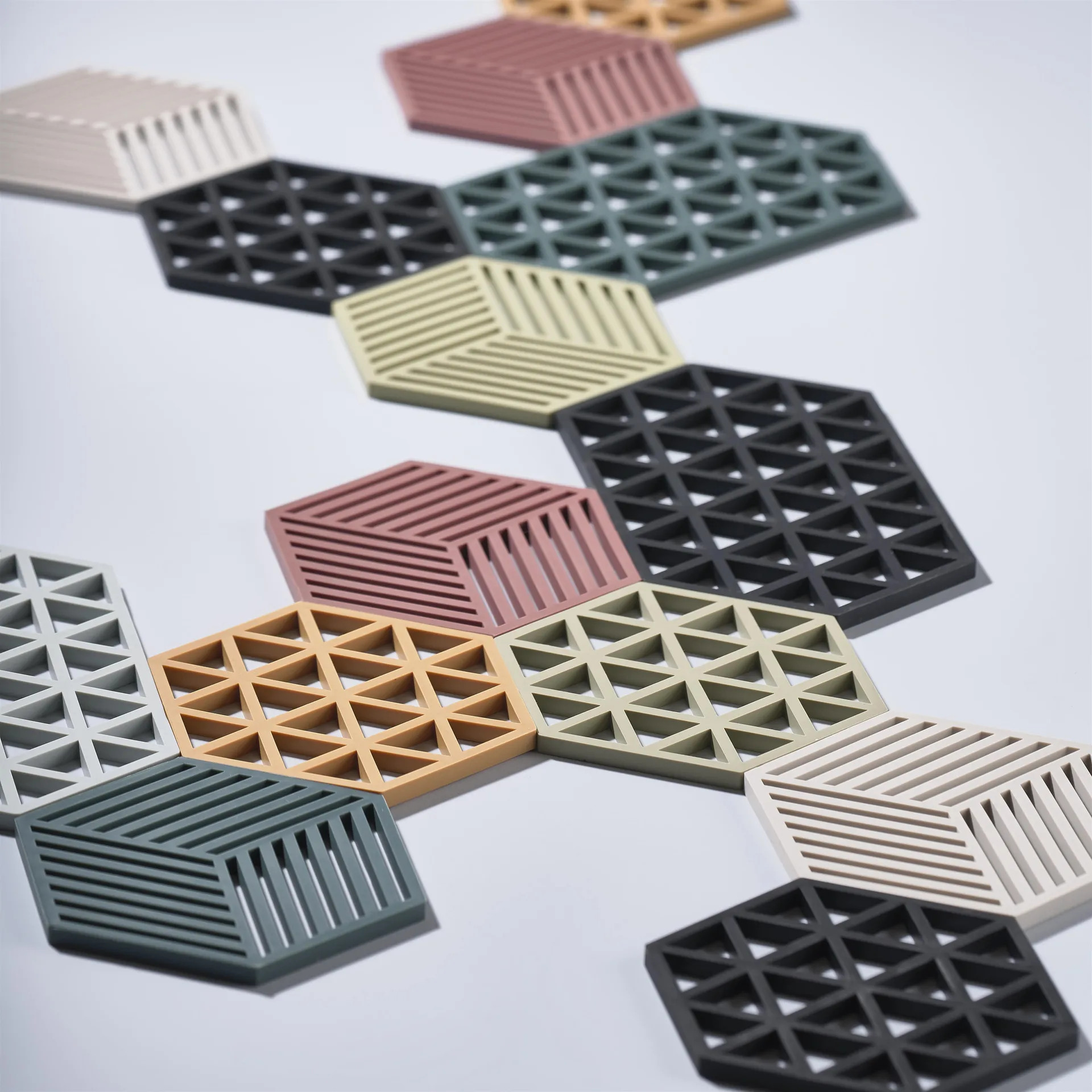 Triangle Topfuntersetzer, Cool grey Zone Denmark