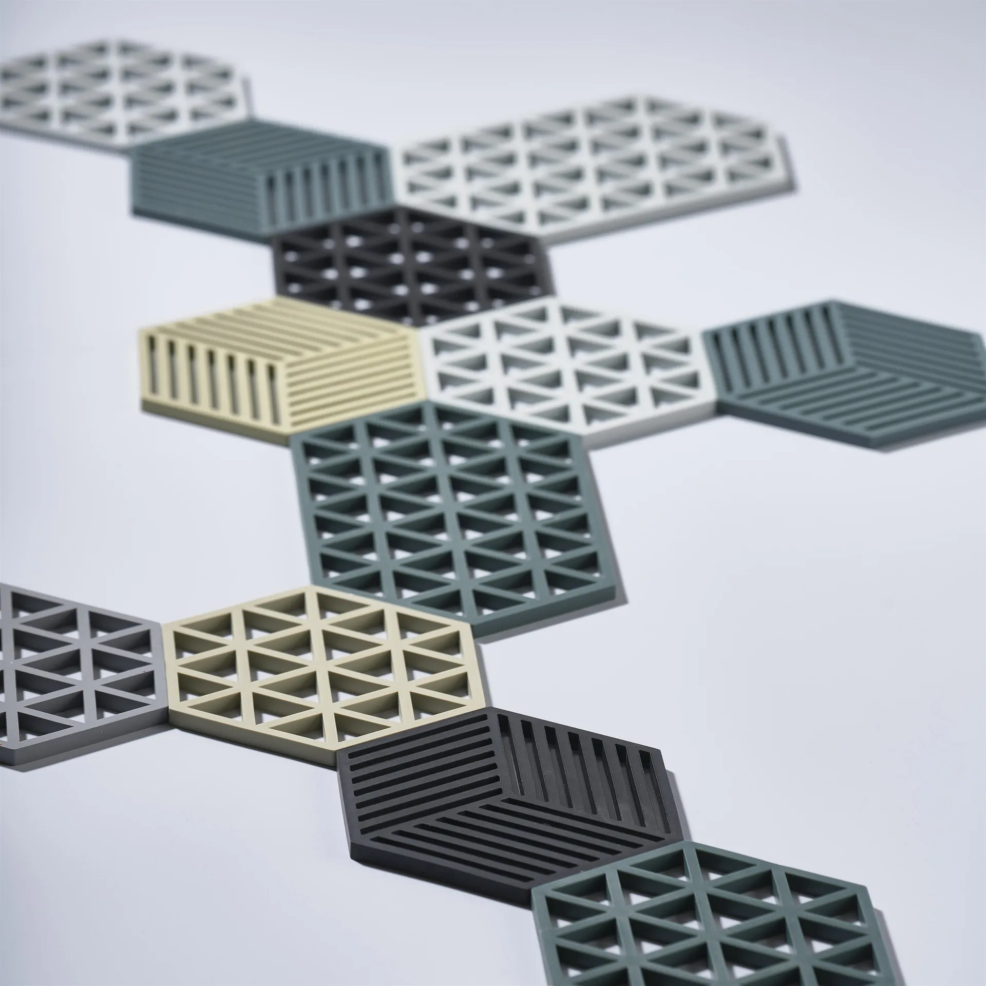 Triangle Topfuntersetzer, Cool grey Zone Denmark